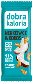 Baton daktylowy nerkowce&kokos Dobra Kaloria 35g widok 1