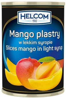 Zdjęcie produktu - Mango plastry w lekkim syropie Helcom 425/230g