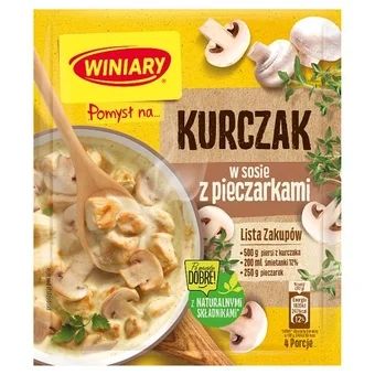 Pomysł na kurczaka z pieczarkami Winiary 32g widok 1