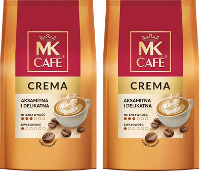 Kawa ziarnista MK Cafe Crema 1kg widok 1