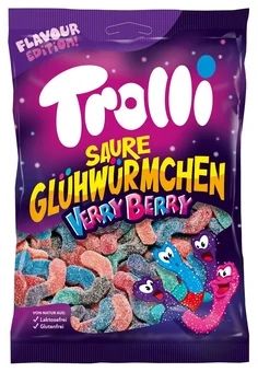 Żelki saure glühwurmchen berry Trolli 200g widok 1