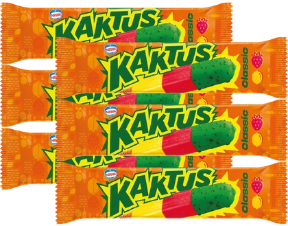 Lody na patyku Kaktus cytryna truskawka 45ml widok 1