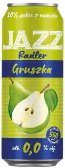 Zdjęcie produktu - Napój bezalk. Jazz Radler gruszka 0,55l 0% puszka