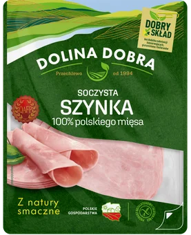 Zdjęcie produktu - Szynka gotowana Dolina Dobra 120g