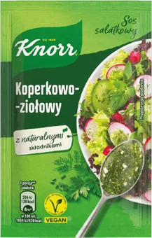 Sos sałatkowy koperkowo ziołowy Knorr 9g widok główny 