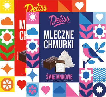 Mleczne Chmurki waniliowe Deliss 500g widok 1