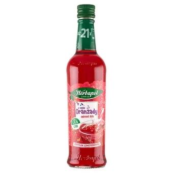 Syrop o smaku oranżady Herbapol 420ml widok 1