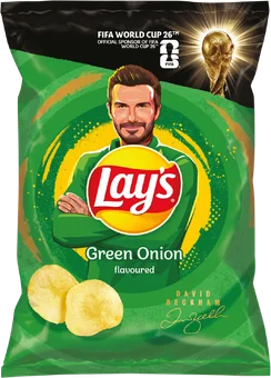 Chipsy zielona cebulka Lay's 200g widok główny