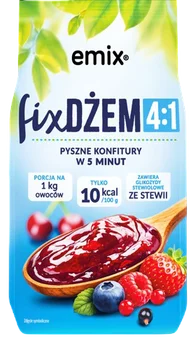 Fix dżem 4:1 Emix 250g widok 1