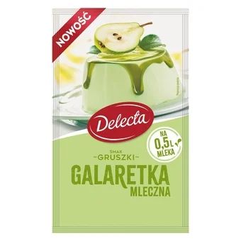 Galaretka mleczna gruszkowa Delecta 60g widok 1