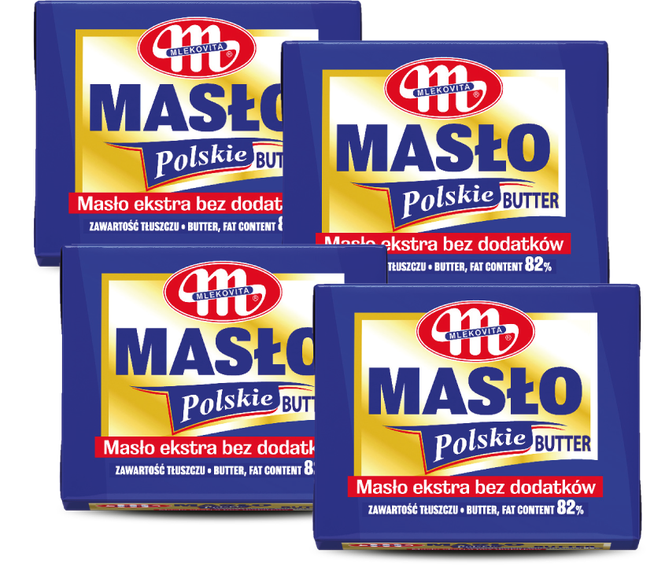 Zdjęcie produktu - Masło ekstra 82% Polskie