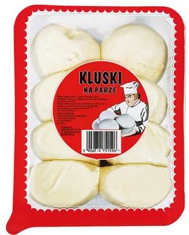 Kluski na parze Natura 400g widok główny
