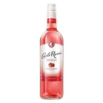 Wino S r. Carlo Rossi ref. strawberry 0,75l 10% widok główny