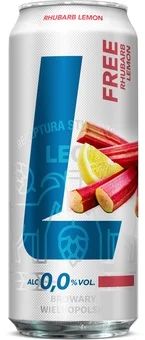 Piwo Lech Free rhubarb lemon 0,5l 0% puszka widok 1
