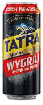 Piwo Tatra mocne 0,5l 7% puszka widok główny 