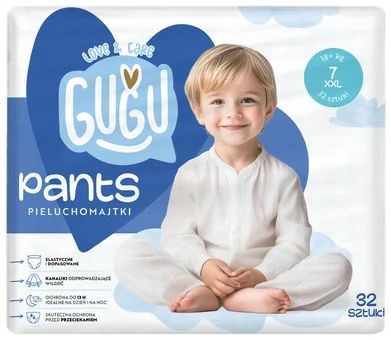 Pieluchomajtki 7XXL 18+kg l&c Gugu 32szt widok 1