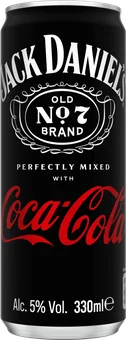 Drink Jack Daniel'S Coca Cola 330ml 5% puszka widok 1