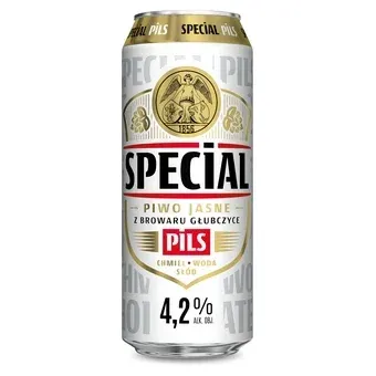 Piwo Special pils 0,5l 4,2% puszka widok główny 