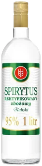 Spirytus rektyfikowany zbożowy Kaliski 1l 95% widok główny 