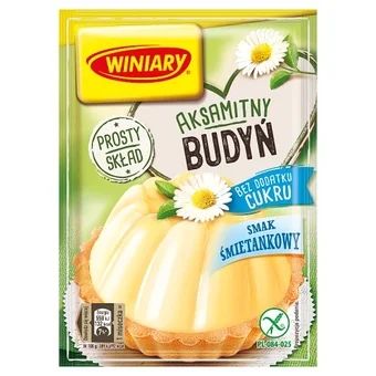 Budyń bez cukru śmietankowy Winiary 35g widok 1