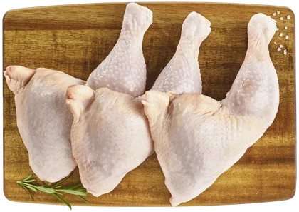 Ćwiartka tylna z kurczaka świeża klasa A widok główny 