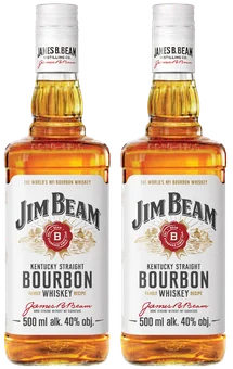 Whiskey Jim Beam 0,5l 40% widok 1