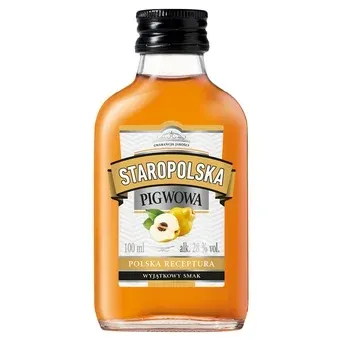 Likier Staropolska pigwowa 100ml 28% widok 1
