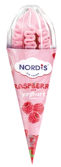 Lody rożek malina i jogurt Nordis 270ml widok główny 