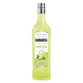 Napój alkoh. aromat. lim z mięt Barmańska 0,5l 21% widok 1