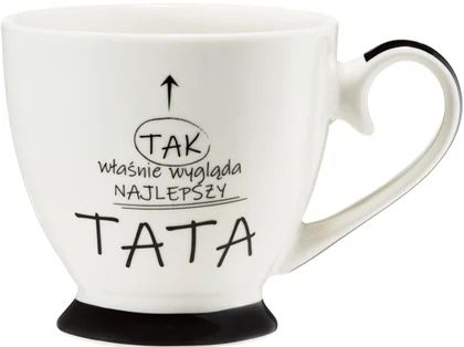 Zdjęcie produktu - Kubek porcelanowy Dzień Taty 400ml