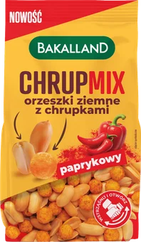 Zdjęcie produktu - Chrup Mix paprykowy Bakalland 180g