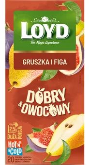 Herbata owocowa gru fig Dobry&Owocowy Loyd 20x2,5g widok 1