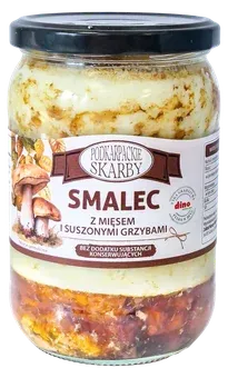 Smalec z mięsem i grzyba. Podkarpackie Skarby 500g widok 1