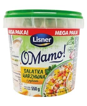 Sałatka warzywna z jajkiem Lisner 550g widok 1