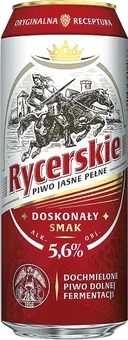 Piwo Rycerskie 0,5l 5,6% puszka widok główny 