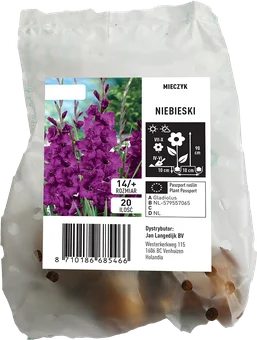 Cebula kwiatowa Mieczyk niebieski 20zt widok 1