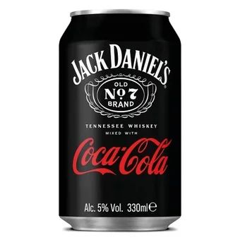 Drink Jack Daniel's Coca Cola 330ml 5% puszka widok 1