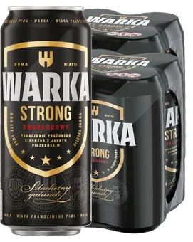 Piwo Warka strong 0,5l 6,3% puszka widok 1