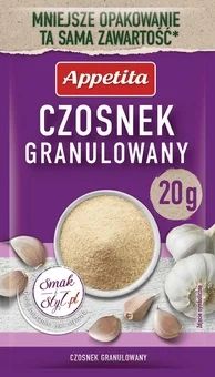 Czosnek granulowany Appetita 20g widok główny 