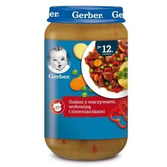Danie gulasz z warzyw. i wołow. Gerber Junior 250g widok 1