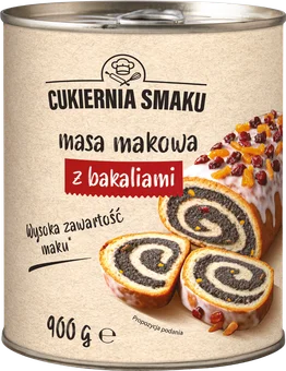 Masa makowa z bakaliami Cukiernia Smaku 900g widok główny 