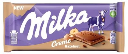 Czekolada creme hazelnut Milka 85g widok 1