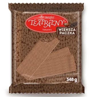Wafle teatralne kakaowe Kopernik 348g widok 1