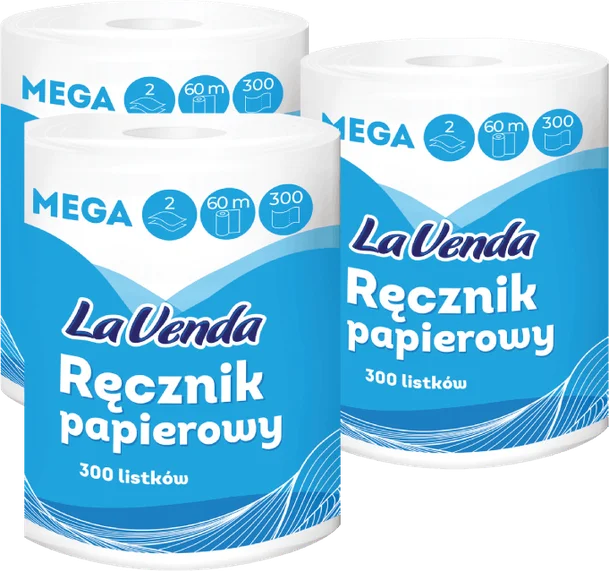 Ręcznik pap. Mega Lavenda A1 2w 300l 60m widok 1