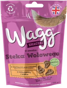 Przekąska dla psa stek wołowy Wagg 125g widok 1