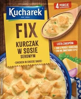 Zdjęcie produktu - Fix kurczak w sosie serowym Kucharek 28g