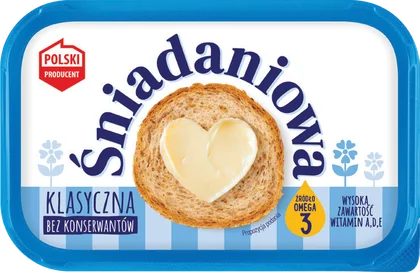 Margaryna Śniadaniowa klasyczna 500g widok główny