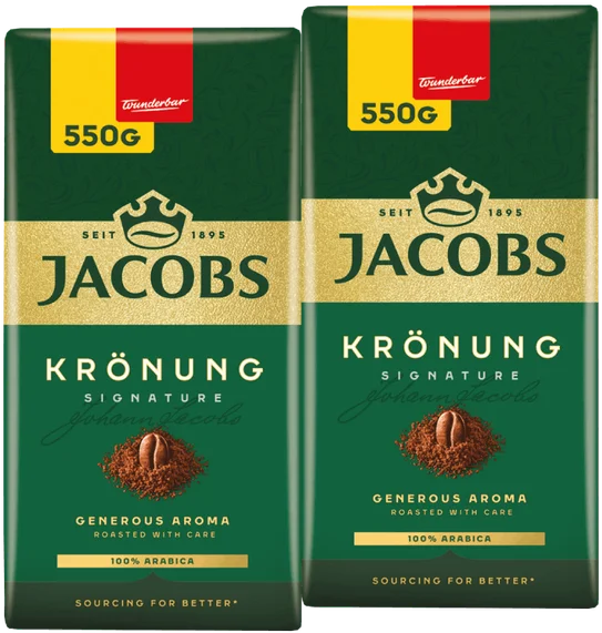Kawa mielona Jacobs Kronung 550g widok 1