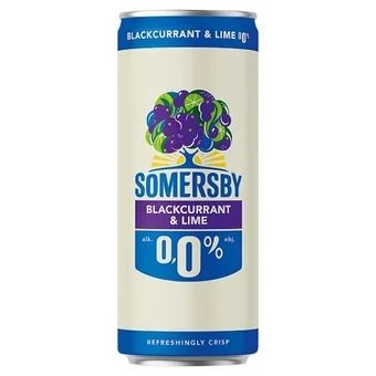 Napój piwny Somersby blackcurr. 330ml 0% puszka widok 1