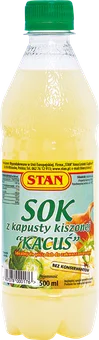 Sok z kapusty kiszonej Kacuś Stan 0,5l widok 1